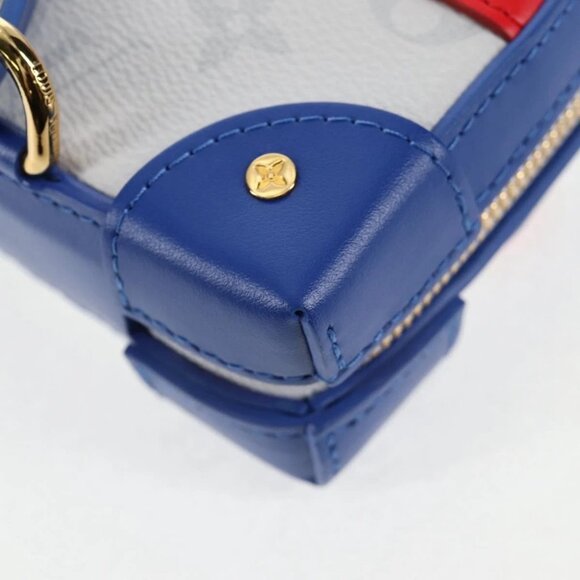 LOUIS VUITTON White LV X NBA Soft Trunk Phone Box Bag M80101 LV Auth 138078M - Picture 3 of 16